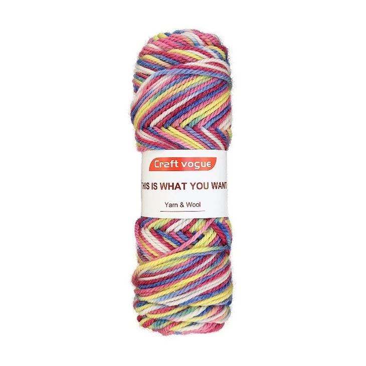 chunky camouflage yarn