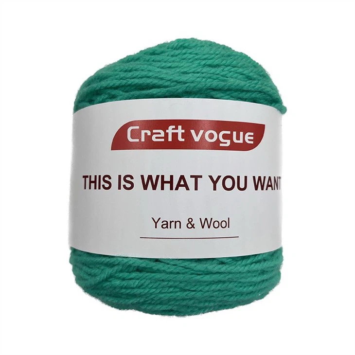 shiny acrylic yarn