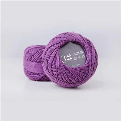 Fire de bumbac violet închis