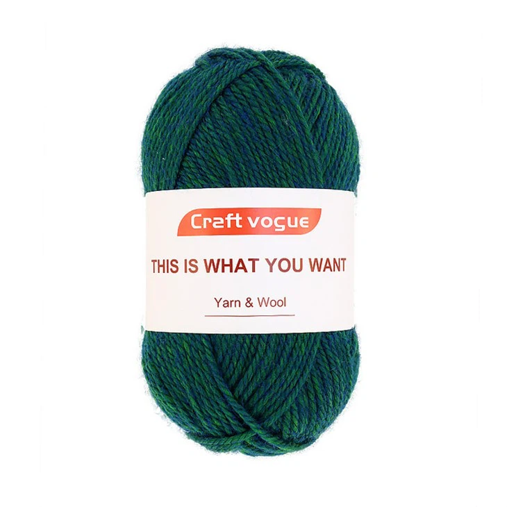 Teal Aran Wool Yarn