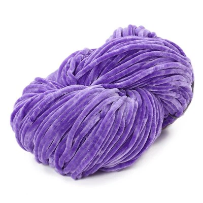 Firu de catifea chunky violet